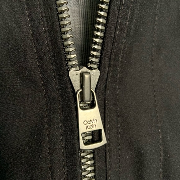 NWT Calvin Klein Black Bomber Jacket - Picture 2 of 7